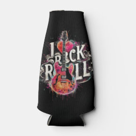 I Liebe Rock'n'Roll Electric Guitar Painting Flaschenkühler