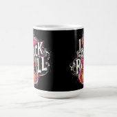 I Liebe Rock'n'Roll Electric Guitar Painting Kaffeetasse (Mittel)