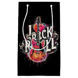 I Liebe Rock'n'Roll Electric Guitar Painting Kleine Geschenktüte