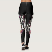 I Liebe Rock'n'Roll Electric Guitar Painting Leggings (Rückseite)