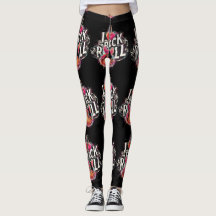 I Liebe Rock'n'Roll Electric Guitar Painting