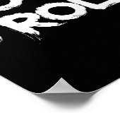 I Liebe Rock'n'Roll Musikstil Genre Gitarre Poster (Ecke)