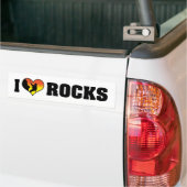 I Liebe Rocks Autoaufkleber (Auf Lkw)