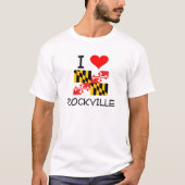 I Liebe Rockville Maryland T-Shirt (Vorderseite)