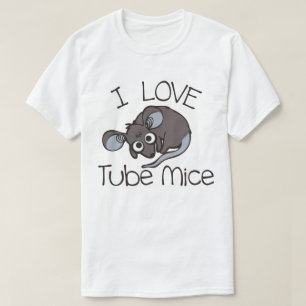 I Liebe-Rohr-Mäuselondon-Untergrund-niedlicher T  T-Shirt