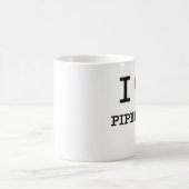 I Liebe-Rohrleitungen Kaffeetasse (Mittel)
