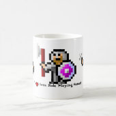 I Liebe-Rolle, die Spiele spielt Kaffeetasse (Mittel)