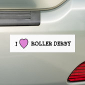 I Liebe-Rollen-Derby-Aufkleber Autoaufkleber (Auf Auto)