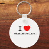 I Liebe Roller-Händler Schlüsselanhänger (Vorderseite)