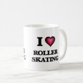 I Liebe Roller Skaten Kaffeetasse (VorderseiteRechts)