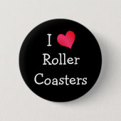I Liebe Roller Untersetzer Button (Vorderseite)