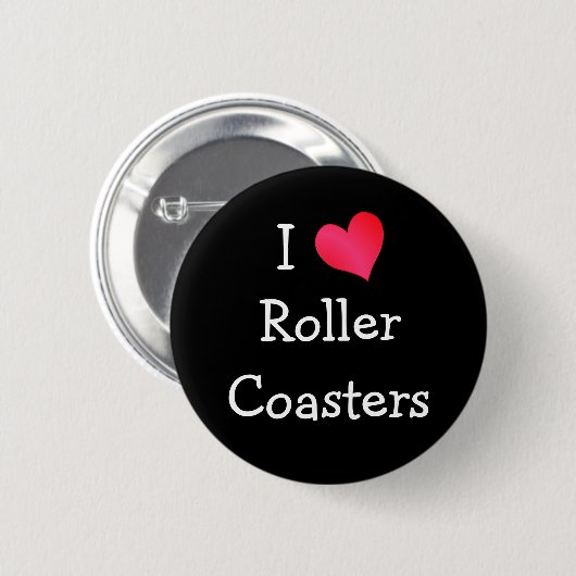 I Liebe Roller Untersetzer Button (Vorne & Hinten)