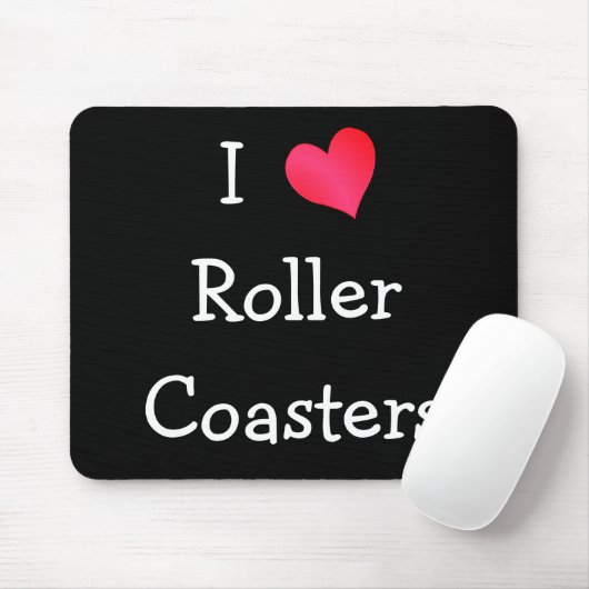 I Liebe Roller Untersetzer Mousepad (Mit Mouse)