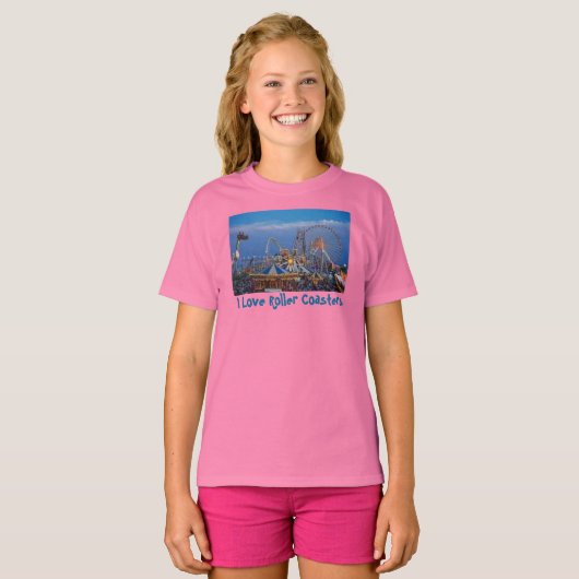 I Liebe Roller Untersetzer T-Shirt (Vorne ganz)