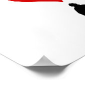 I Liebe Rollerblading (vertikal) Poster (Ecke)