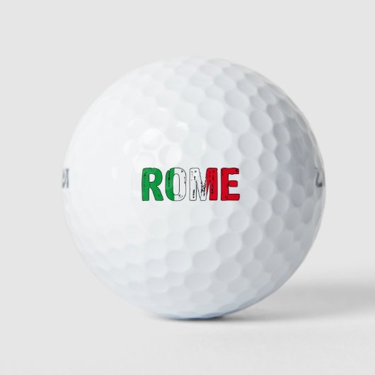 I Liebe Rom Golfball (Vorderseite)