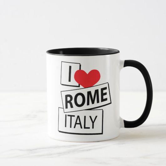 I Liebe Rom Italien Tasse (Rechts)