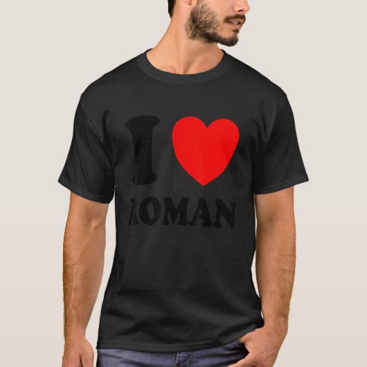 I Liebe Roman T-Shirt (Vorderseite)