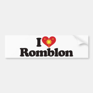 I Liebe Romblon Autoaufkleber