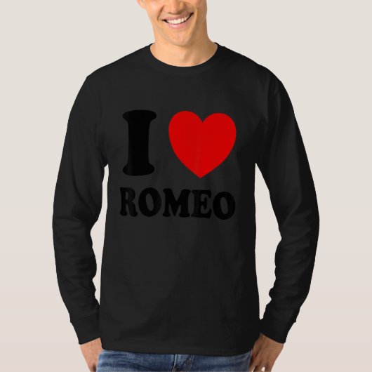 I Liebe Romeo T-Shirt (Vorderseite)