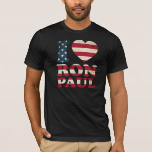 I Liebe-Ron Paul Flagge T-Shirt