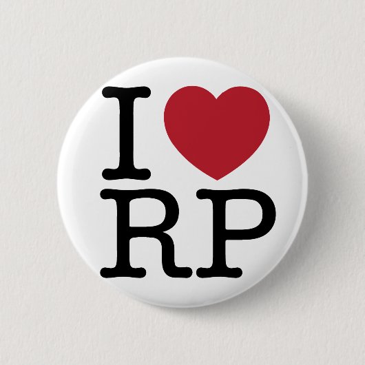I Liebe-Ron Paul Knöpfe Button (Vorderseite)
