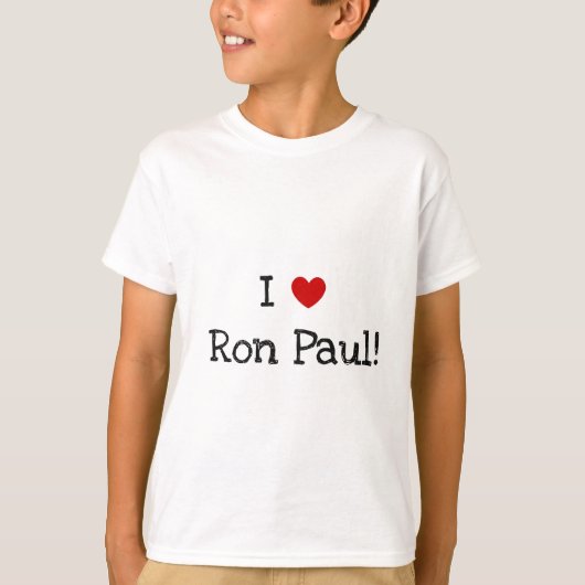 I Liebe Ron Paul T-Shirt (Vorderseite)