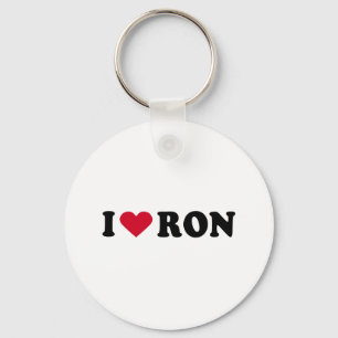 I LIEBE RON SCHLÜSSELANHÄNGER
