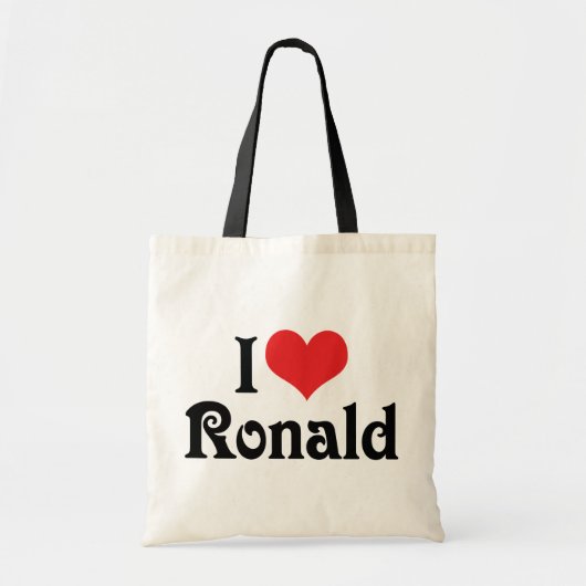 I Liebe Ronald Tragetasche (Vorne)