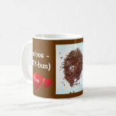 I Liebe Rooibos Tea Maßgeschneiderte Tasse (Vorderseite Links)