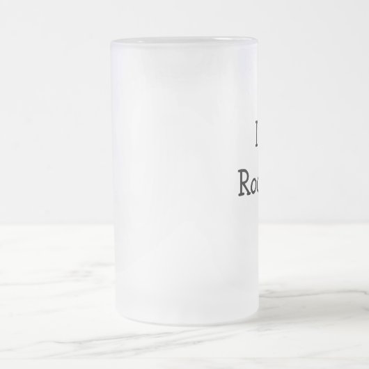 I Liebe Rootbeer Mattglas Bierglas (Mittel)