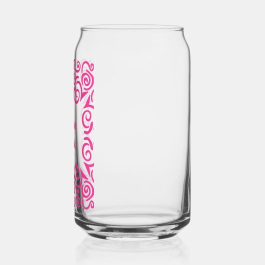 I Liebe Rosa Glas (Links)