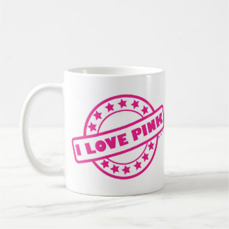 I Liebe-Rosa Kaffeetasse