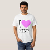 I Liebe rosa T-Shirt (Vorne ganz)
