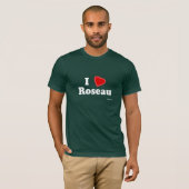 I Liebe Roseau T-Shirt (Vorne ganz)