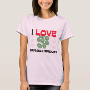I Liebe-Rosenkohl T-Shirt
