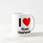 i Liebe rosh hashanah Kaffeetasse (VorderseiteRechts)