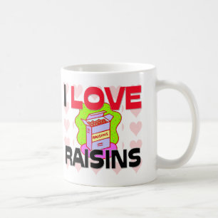 I Liebe-Rosinen Kaffeetasse