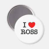 I Liebe Ross Magnet (Vorderseite/Rückseite)