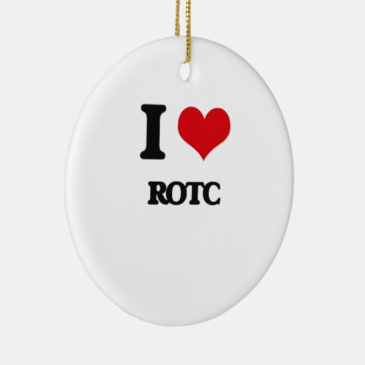 I Liebe Rotc Keramik Ornament (Rechts)