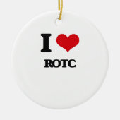 I Liebe Rotc Keramik Ornament (Vorne)