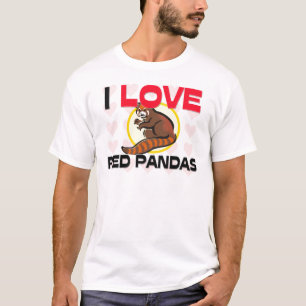 I Liebe-rote Pandas T-Shirt