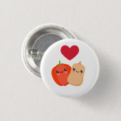 I Liebe Rote Paprika und Buttermückensuppe Button (Vorne & Hinten)