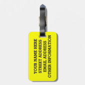 I Liebe-Rotkehlchen Gepäckanhänger (Rückseite vertikal)