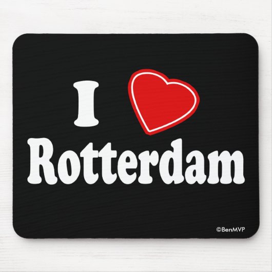 I Liebe Rotterdam Mousepad (Vorne)