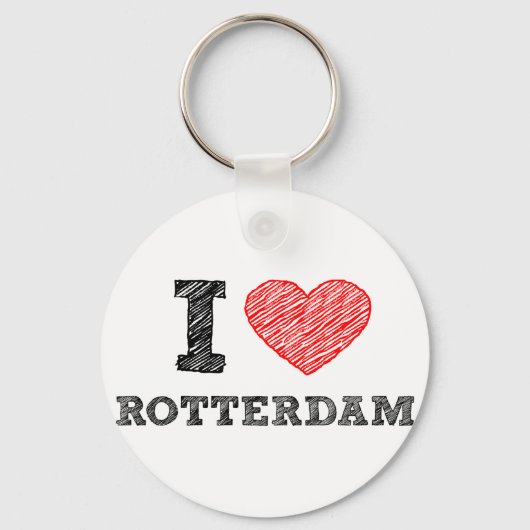 I-Liebe-Rotterdam Schlüsselanhänger (Vorderseite)