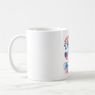 I Liebe Rotties und USA Kaffeetasse