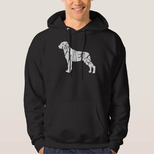 I Liebe Rottweiler 25 Hoodie (Vorderseite)