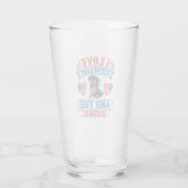 I Liebe Rottweilers und USA Glas (Rückseite)