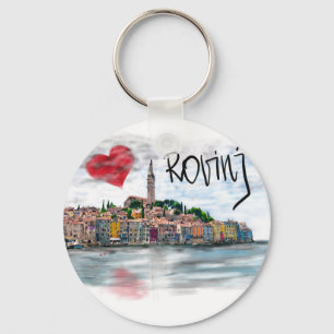 I Liebe Rovinj Schlüsselanhänger